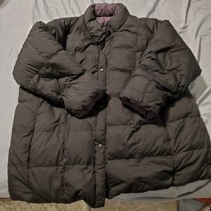 ❄Lands end plus size reversible puffe…